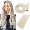 100% Virgin Human Hair Extensions Tape Ins Light Blonde (#60)