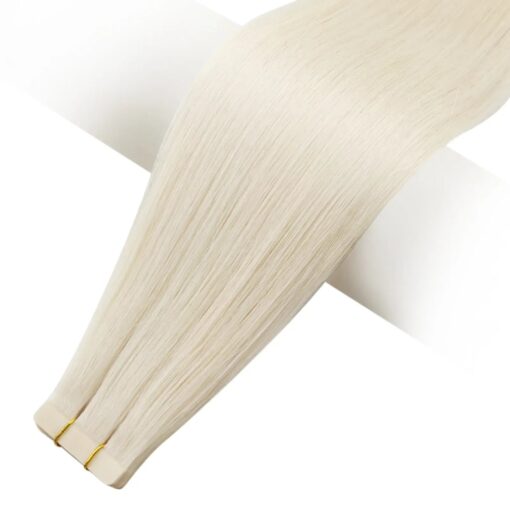 100% Virgin Human Hair Extensions Tape Ins Light Blonde (#60)