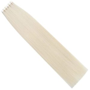 100% Virgin Human Hair Extensions Tape Ins Light Blonde (#60)