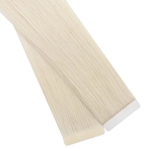 100% Virgin Human Hair Extensions Tape Ins Light Blonde (#60)