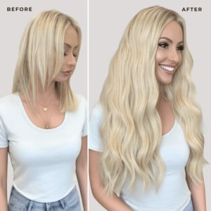 100% Virgin Human Hair Extensions Tape Ins Light Blonde (#60)