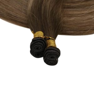Brown Balayage Invisible Genius Weft Human Hair Extensions (#4/27/4)