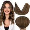 Brown Balayage Invisible Genius Weft Human Hair Extensions (#4/27/4)