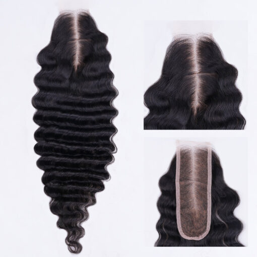 Lashey 2X6 HD Closure Real Invisible HD Lace Deep Wave