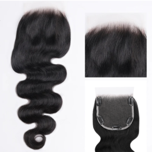 Lashey Body Wave Clip in 5X5 HD Closure | Invisi Edge Clip ins