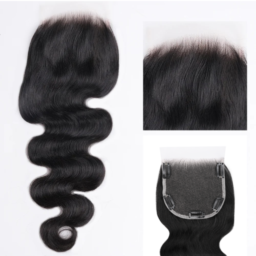 Lashey Body Wave Clip in 5X5 HD Closure | Invisi Edge Clip ins