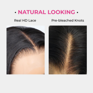 Lashey Body Wave Clip in 5X5 HD Closure | Invisi Edge Clip ins
