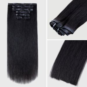 Lashey Body Wave / Yaki Straight / Kinky Curly / Kinky Straight / Straight Ultra Seamless Clip in Hair Extensions