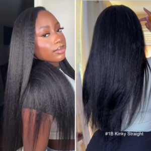 Lashey Body Wave / Yaki Straight / Kinky Curly / Kinky Straight / Straight Ultra Invisi Edges Clip in Hair Extensions Clip In Extensions
