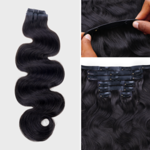 Lashey Body Wave / Yaki Straight / Kinky Curly / Kinky Straight / Straight Ultra Seamless Clip in Hair Extensions