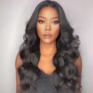Lashey Genius Seamless Clip in Hair Extensions Body Wave Real Human Hair