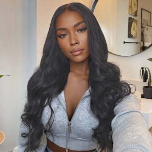 Lashey Genius Seamless Clip in Hair Extensions Body Wave Real Human Hair