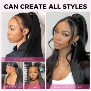 Lashey Genius Seamless Clip in Hair Extensions Deep Wave Real Human Hair