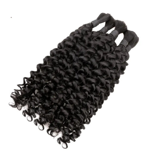 Lashey Human Hair Bulk Water Wave for Boho Braiding