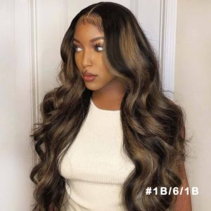 Lashey Invisi Edge Clip in Hair Extensions Colored Body Wave Real Human Hair Clip In Extensions