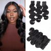 Lashey Raw Hair Bundles Body Wave 3pcs Hair Wefts Human Hair