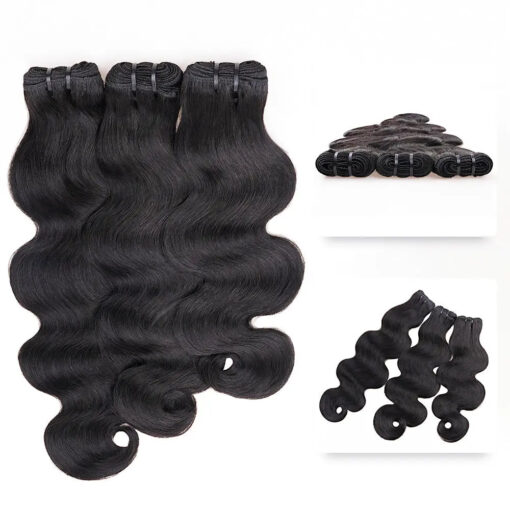 Lashey Raw Hair Bundles Body Wave 3pcs Hair Wefts Human Hair