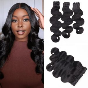 Lashey Raw Hair Bundles Body Wave 3pcs Hair Wefts Human Hair