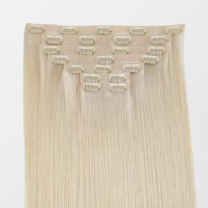 Remy Genius Clip in Hair Extensions Seamless Balayage Brown #4/27/4