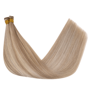 Virgin Genius Weft Brazilian Human Hair Beige Blonde Highlights (#18P613)