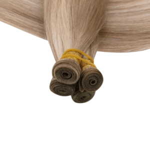 Virgin Genius Weft Brazilian Human Hair Beige Blonde Highlights (#18P613)