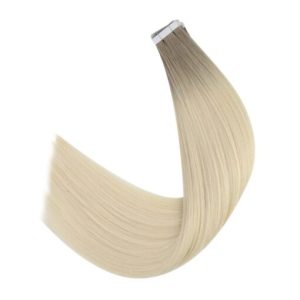 Virgin Tape In Hair Extensions 100% Human Hair Ombre Blonde (#R19/60)